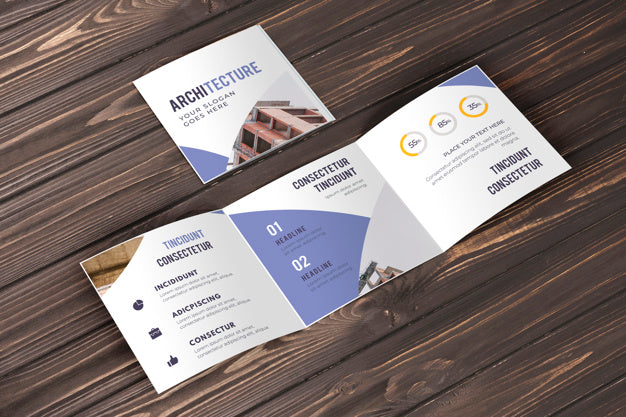 Trifold Business Brochure Mockup Psd