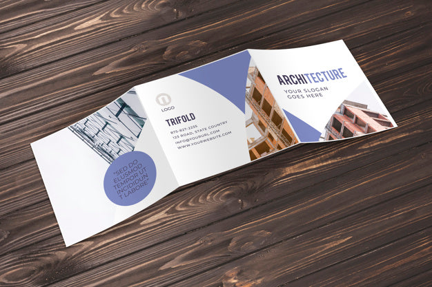 Trifold Business Brochure Mockup Psd
