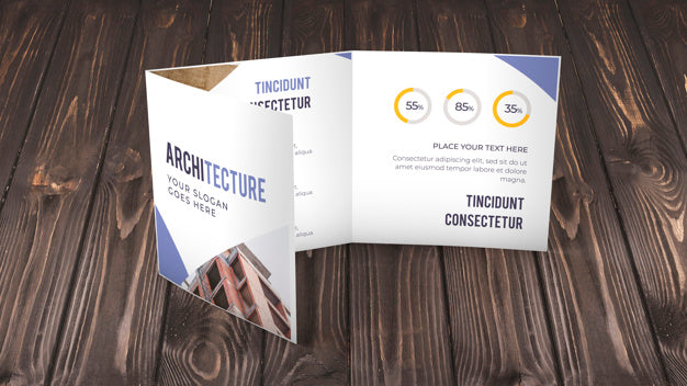 Trifold Business Brochure Mockup Psd