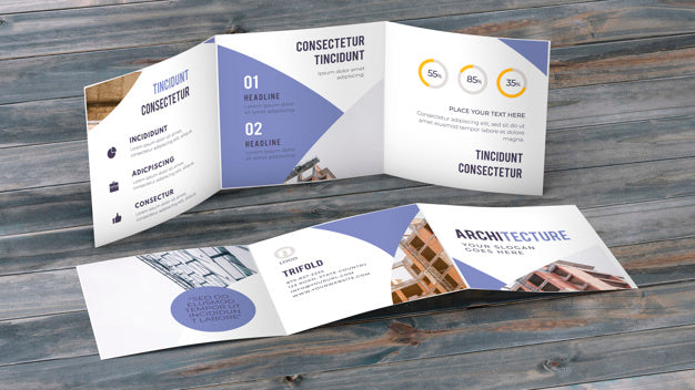 Trifold Business Brochure Mockup Psd