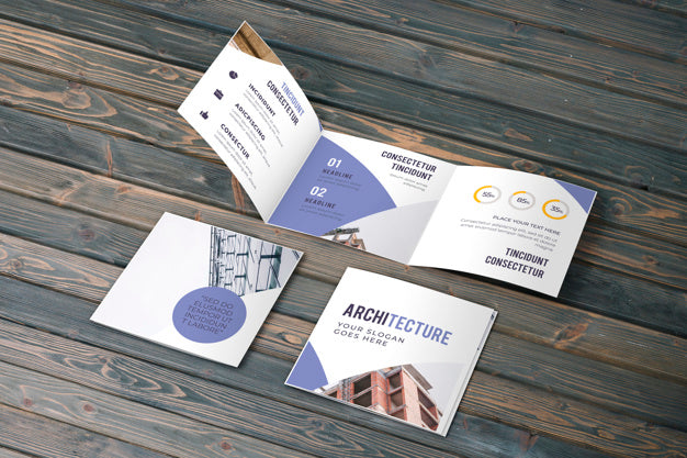 Trifold Business Brochure Mockup Psd