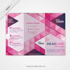 Trifold Mockup In Modern Style Psd