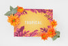 Tropical Cover Mockup Psd