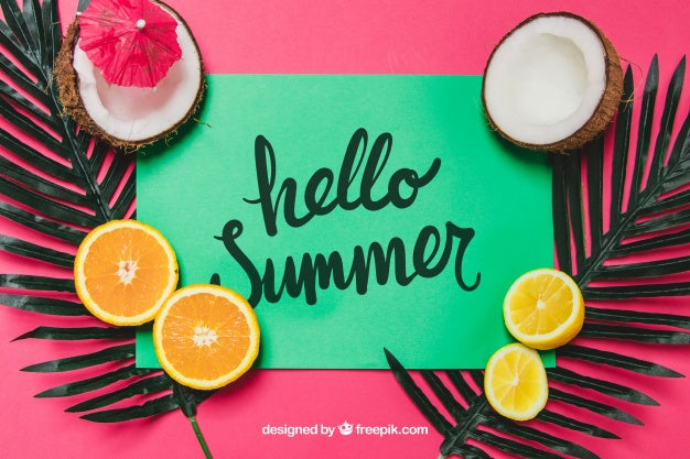 Tropical Summer Theme Psd