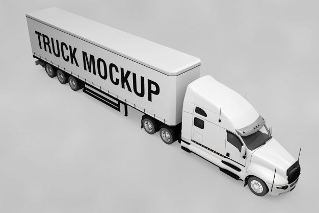 Truck Mockup Psd