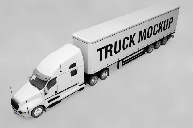 Truck Mockup Psd