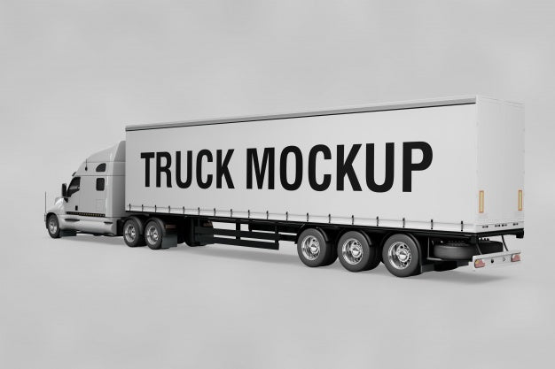 Truck Mockup Psd