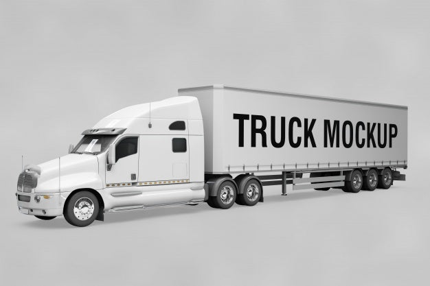 Truck Mockup Psd