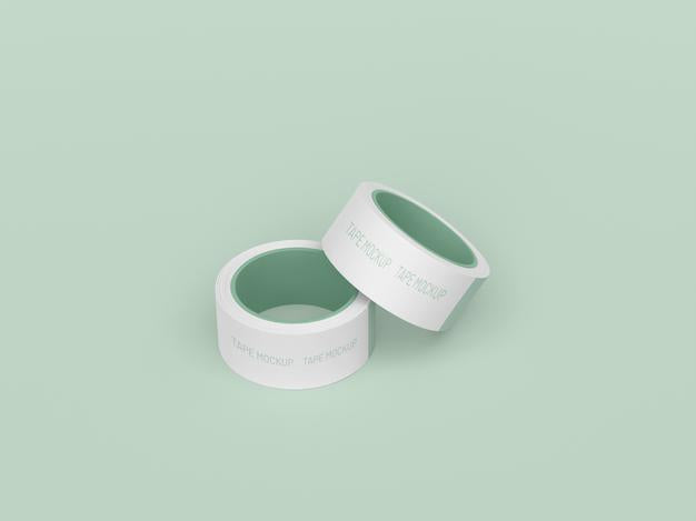 Two Adhesive Tape Mockup Psd