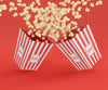 Two Buckets With Popcorn Mockup Psd