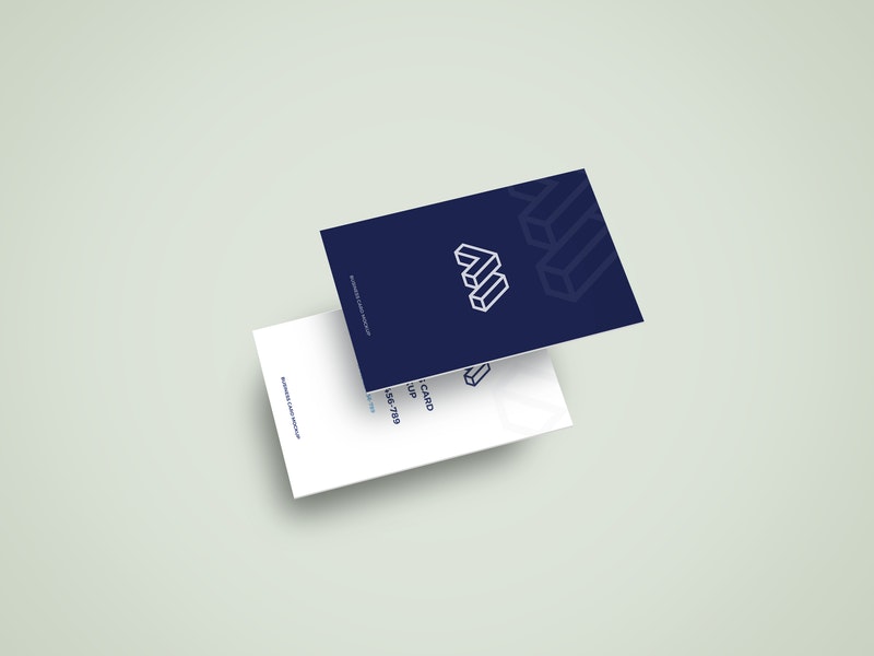 Two Business Cards Mockup