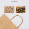 Two Cardboard Business Cards And Bag Psd