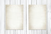 Two Vintage Papers On A Wooden Background