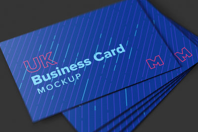 Perfect UK Business Cards Mockup