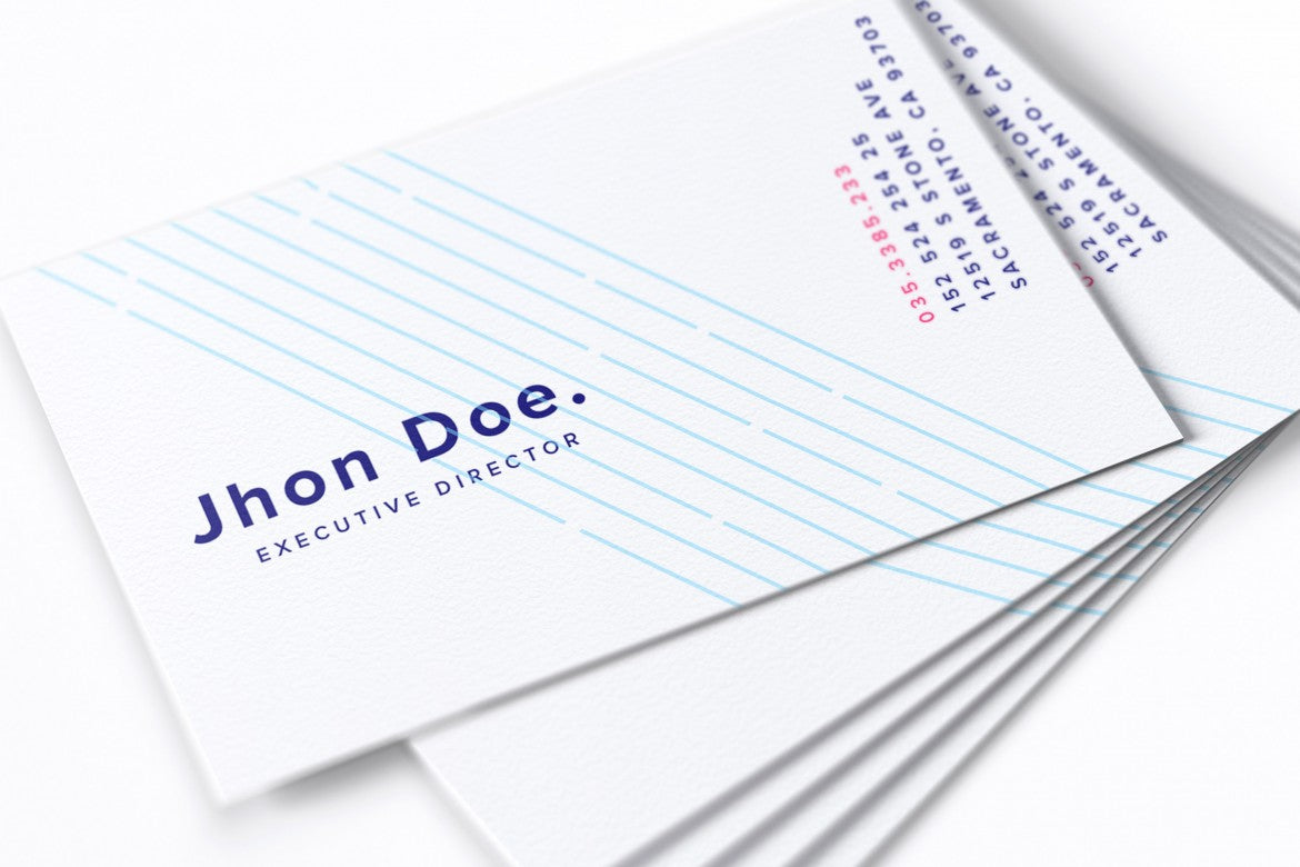 Perfect UK Business Cards Mockup