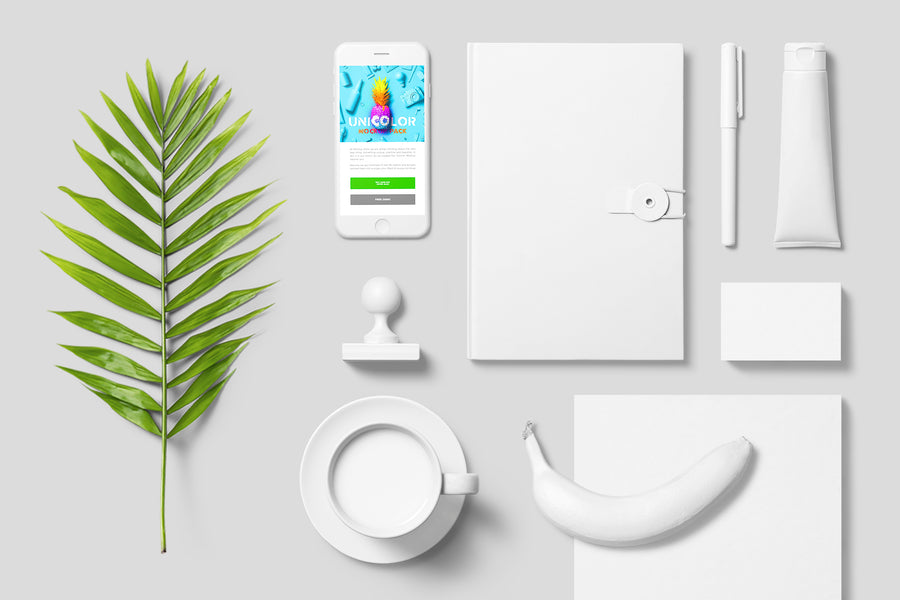 Unicolor Stationery Mockup Pack