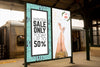 Urban Billboard Mock-Up With Sale Psd