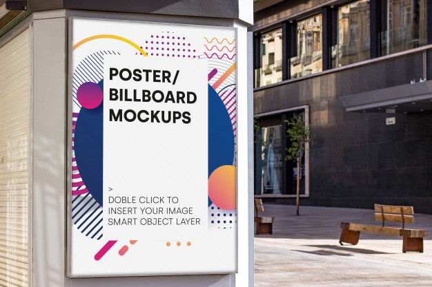 Urban Billboard Mockup Psd