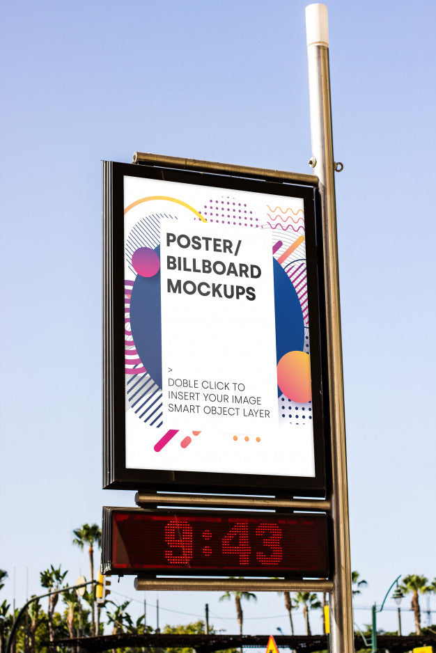Urban Billboard Mockup Psd