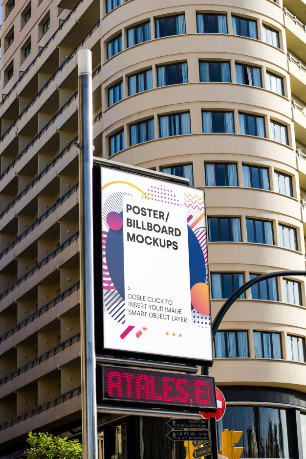 Urban Billboard Mockup Psd