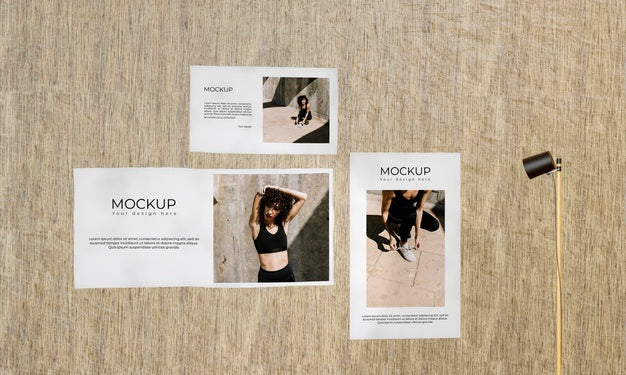 Urban Poster Grey Concrete Mock Up Psd