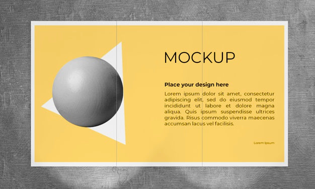 Urban Poster Grey Concrete Mock Up Psd