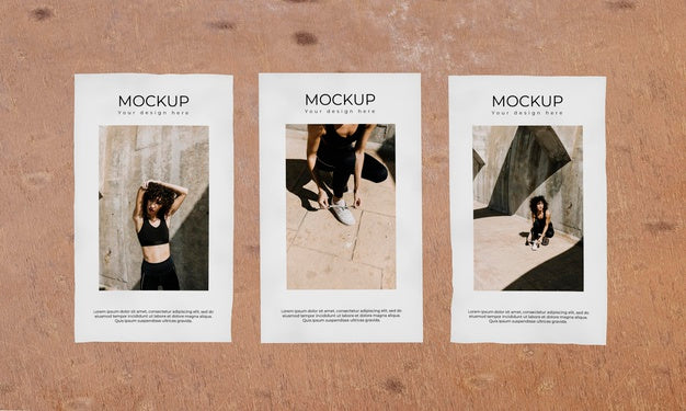 Urban Poster Grey Concrete Mock Up Psd