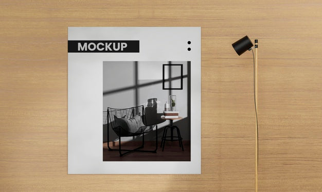 Urban Poster Grey Concrete Mock Up Psd