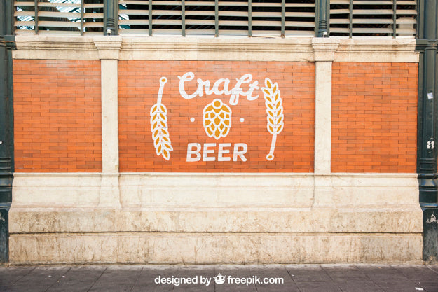 Urban Wall Mockup Psd