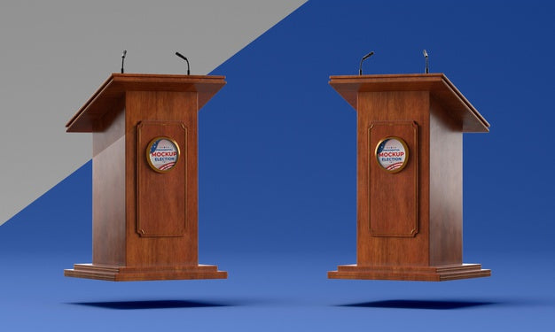 Us Elections Concept Mock-Up Psd