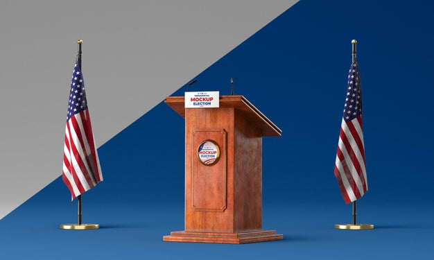 Us Elections Concept Mock-Up Psd