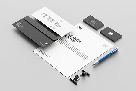 Us Stationery Mockup
