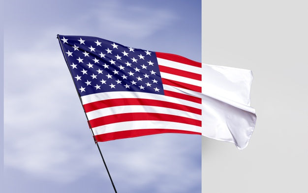 Usa Flag Concept Mock-Up Psd