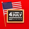 Usa Independence Day Mockup With Slate Psd