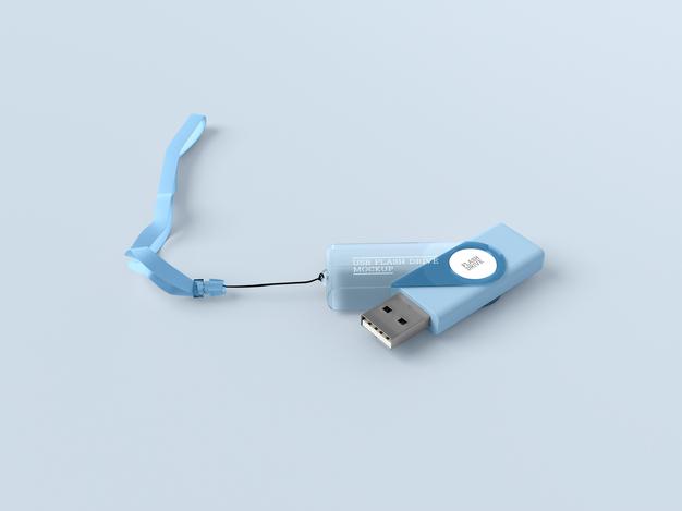 Usb Flash Drive Mockup Psd