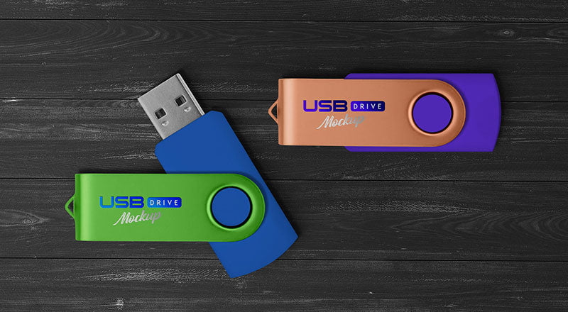 Usb Flash / Pen Drive Mockup Psd