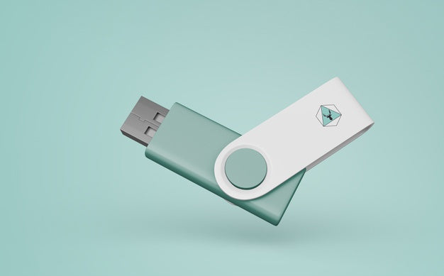 Usb Stick Mockup For Merchandising Psd