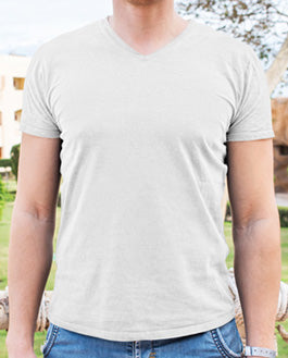 V-Neck T-Shirt Psd Mockup In 4K