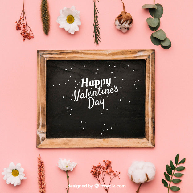 Valentine Frame Mockup Psd