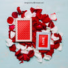 Valentine Mockup With Frames And Petals Psd