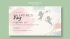 Valentine'S Day Banner Template With Singing Angel Psd