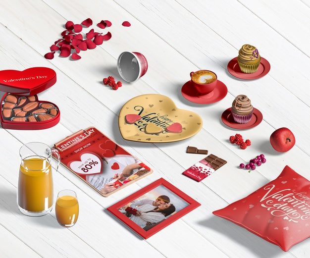 Valentine'S Day Concept Mock-Up Psd