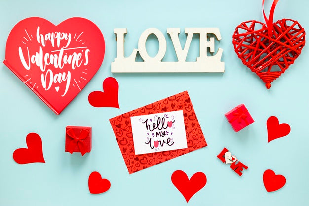 Valentine'S Day Concept Mock-Up Psd