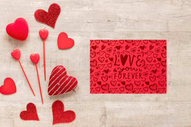 Valentine'S Day Concept Mock-Up Psd