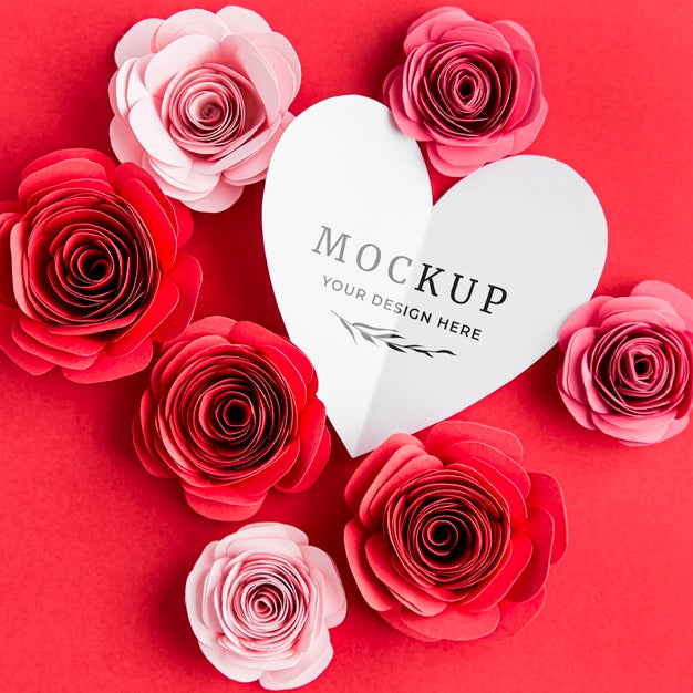 Valentine'S Day Concept Mock-Up Psd