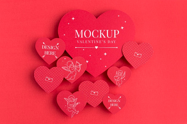 Valentine'S Day Concept Mock-Up Psd