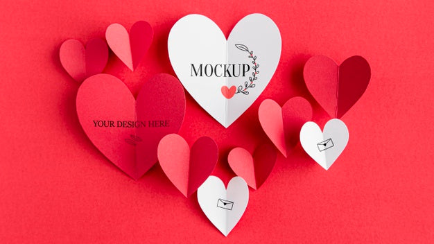Valentine'S Day Concept Mock-Up Psd