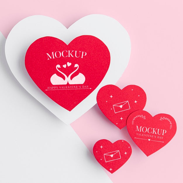 Valentine'S Day Concept Mock-Up Psd