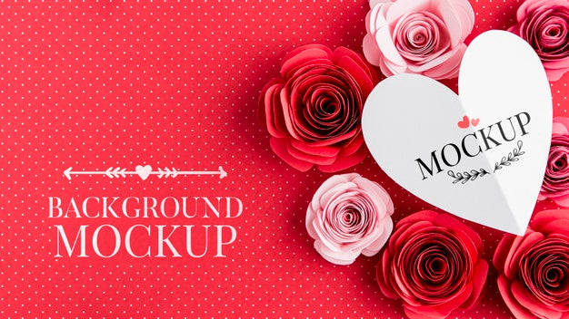 Valentine'S Day Concept Mock-Up Psd