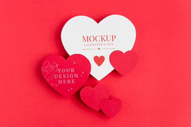 Valentine'S Day Concept Mock-Up Psd